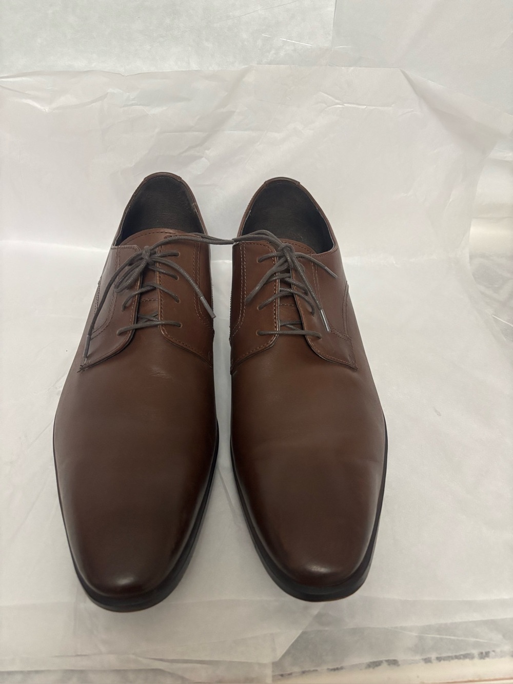 Men’s Saks Fifth Avenue Tatum Brown Dress Shoes size 11
